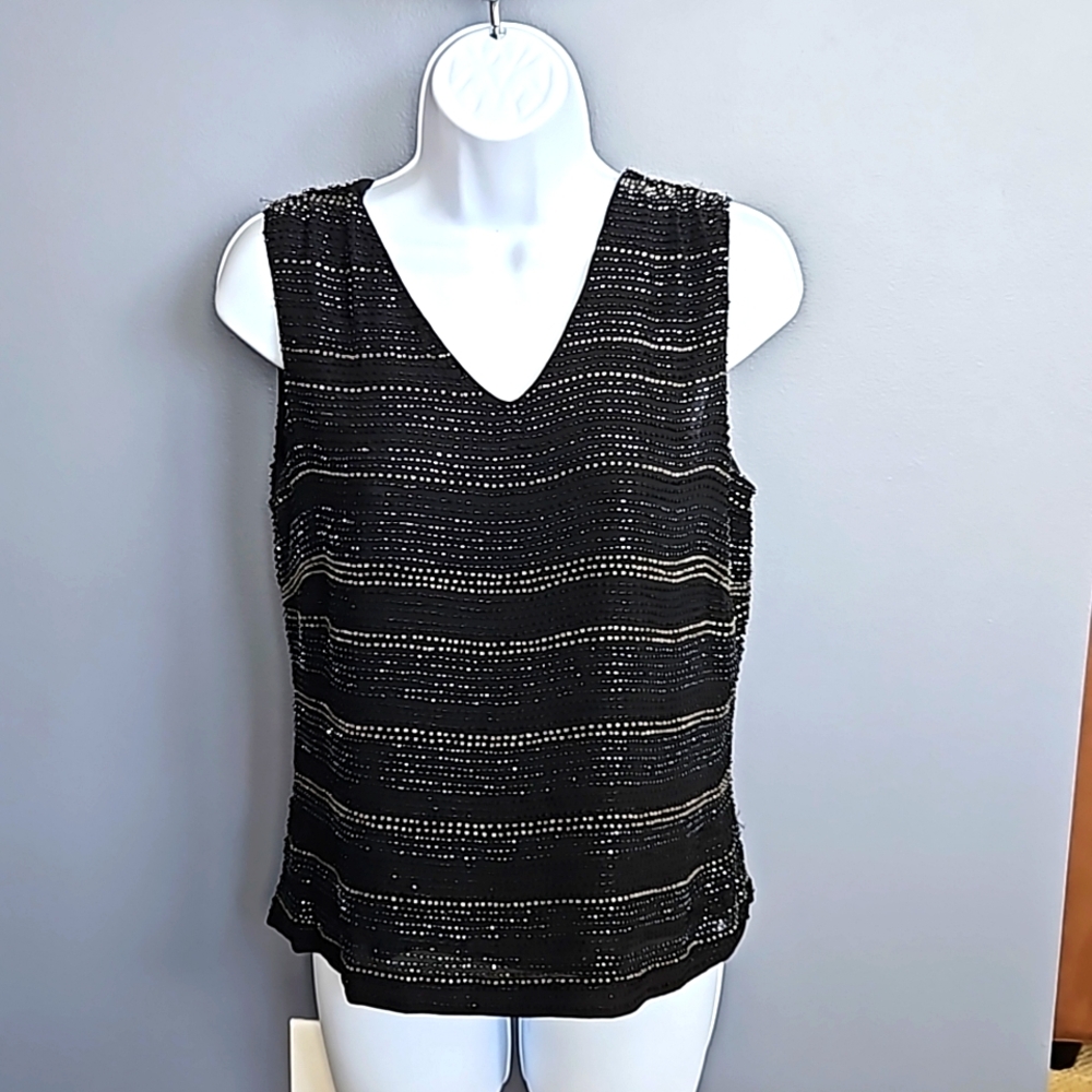 Ann Taylor Beaded Blouse